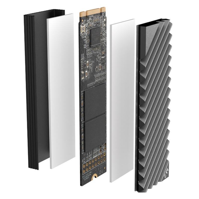 Bộ tản nhiệt M.2 bằng nhôm cho NVME PCIE