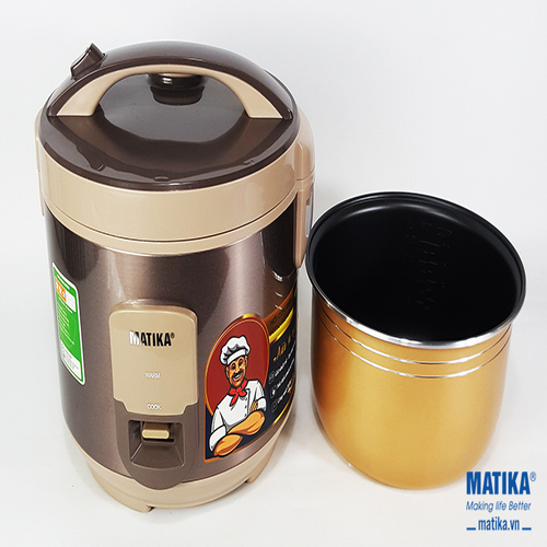 NỒI CƠM ĐIỆN MATIKA MTK-RC1875 DUNG TÍCH 1,8L - HÀNG CHÍNH HÃNG