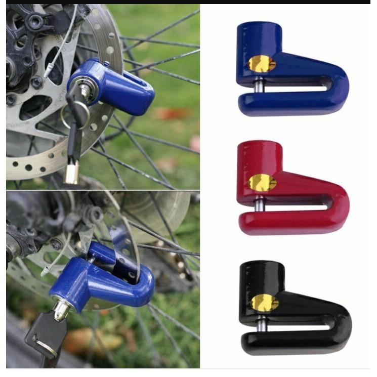 Ổ KHÓA ĐĨA XE MÁY XE ĐẠP CHỐNG TRỘM CHIU LỰC TỐT KHÔNG BỊ GỈ SIÊU BỀN