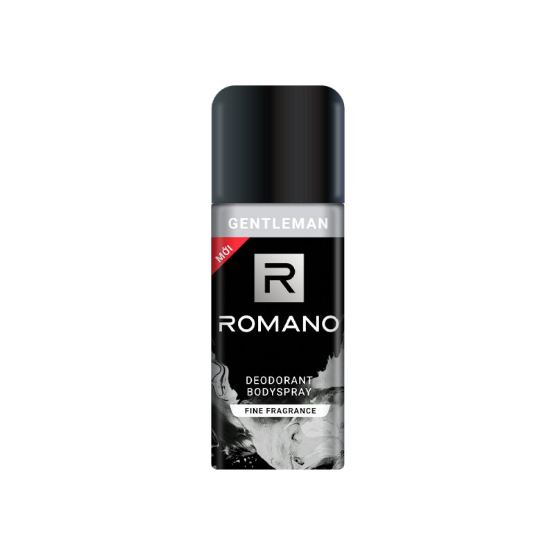 Xịt Ngăn Mùi Toàn Thân Romano Gentleman 150ml