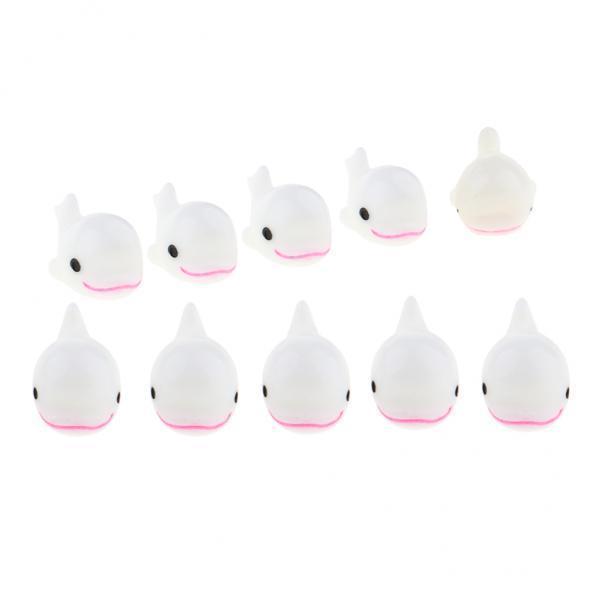 2X 10 Pcs Aquarium Micro Landscape Decoration Fish Tank Ornament Dolphin