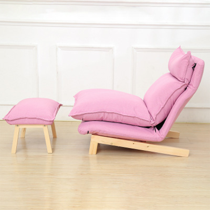 Ghế Sofa thư giãn đa năng tiện ích sang trọng - Ghế Lười thư giãn Cao cấp 100cm kèm đôn để chân tiện lợi bền đẹp GSF006 Giao màu ngãu nhiên