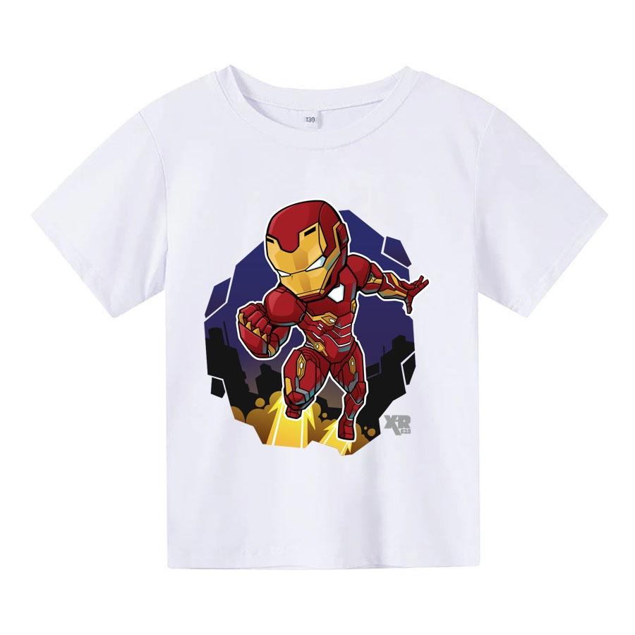 Áo thun trẻ em IRON MAN CHIBI 3, 4 màu, có size người lớn, Anam Store