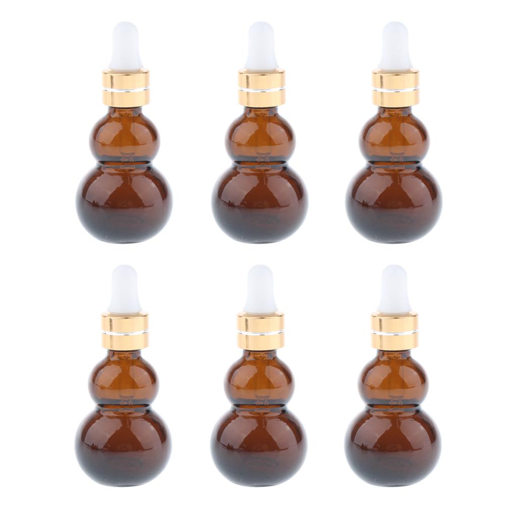 12pcs Glass Dropper Bottles Vials with Eye Dropper for Essential Oils Makeup