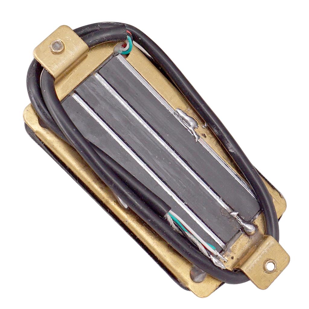 Baoblade Đen Đôi Dual Nóng Đường Sắt Humbucker W/4 Dây cho Đàn Guitar Điện