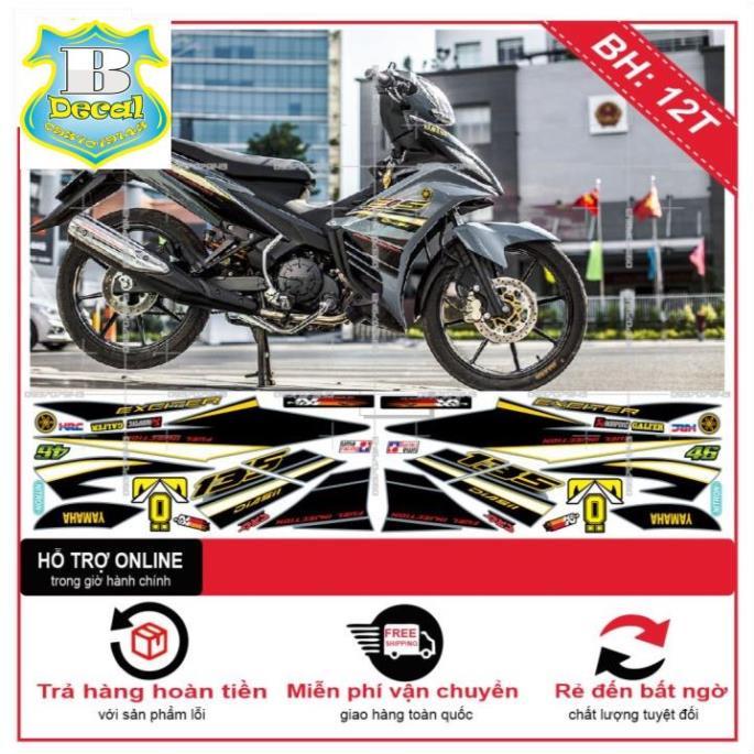 Tem rời dành cho EX 2011 DÁN XE XÁM XI MĂNG
