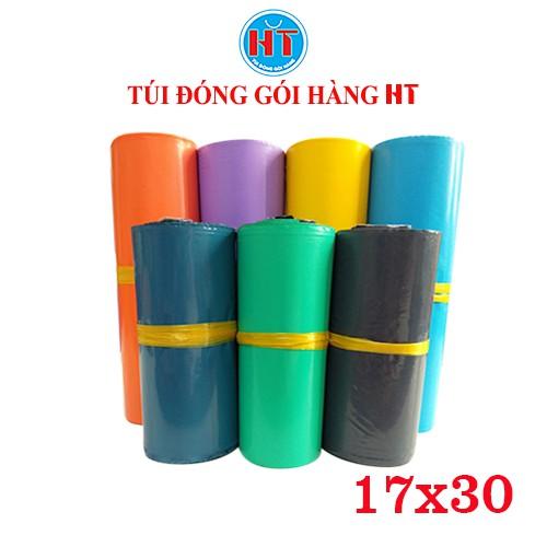 Túi gói hàng niêm phong tự dính HT kích thước 17x30cm, cuộn 100 túi