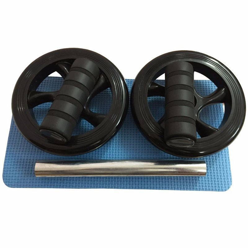 Con Lăn Tập Bụng Giảm Eo 2 Bánh AB Siêu Tiện Dụng Cao Cấp Tặng Kèm Thảm Lót Gối BX02