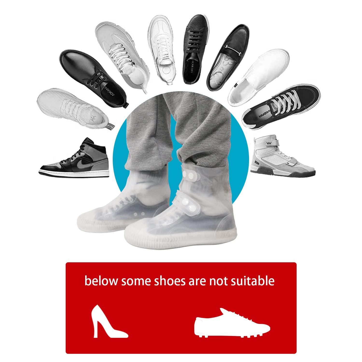 Bao Giày Silicon, Một Đôi Bao Giày Silicon Chống Trơn Trượt Bao Giày Chống Thấm Nước Làm Dày Overshoes Cho Nam Nữ