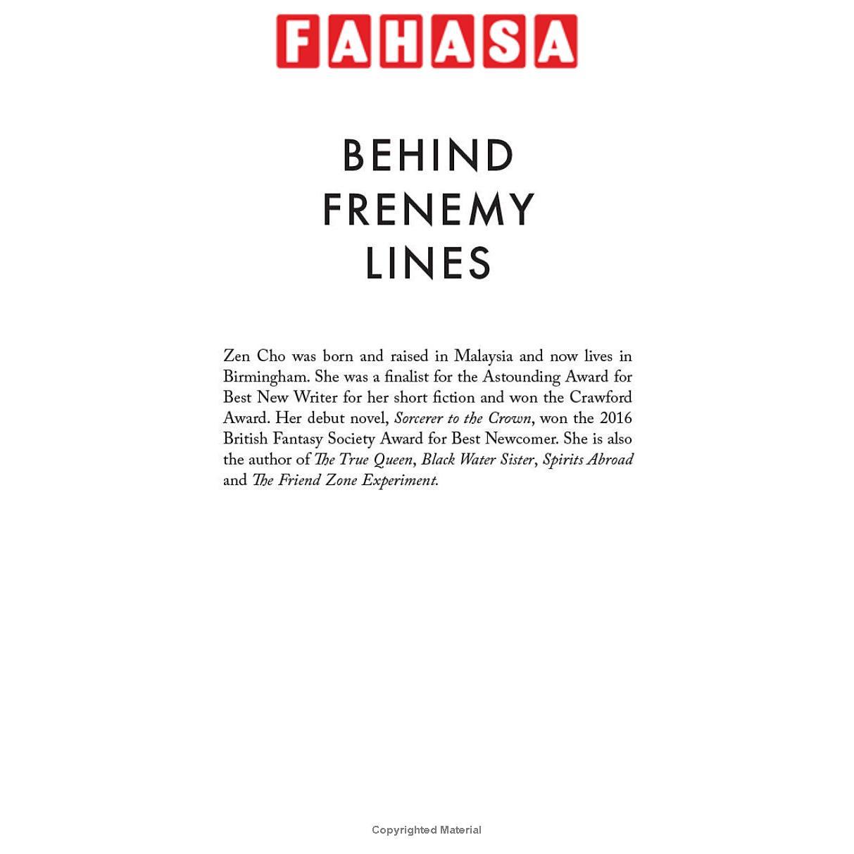 Sách ngoại văn: Behind Frenemy Lines