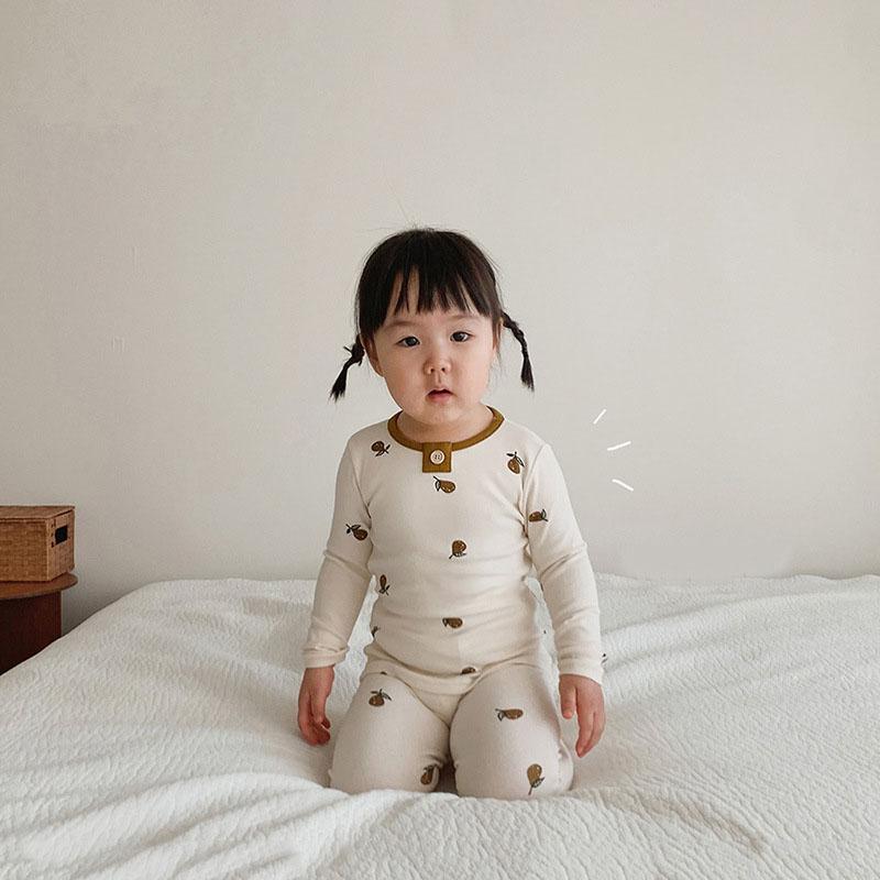 2021 Thu Mới Quần Áo Bé Sơ Sinh Bộ Dài Tay Tee Và Tay Và Quần Cho Bé Phù Hợp Với Cotton Quần Áo Trẻ Sơ Sinh