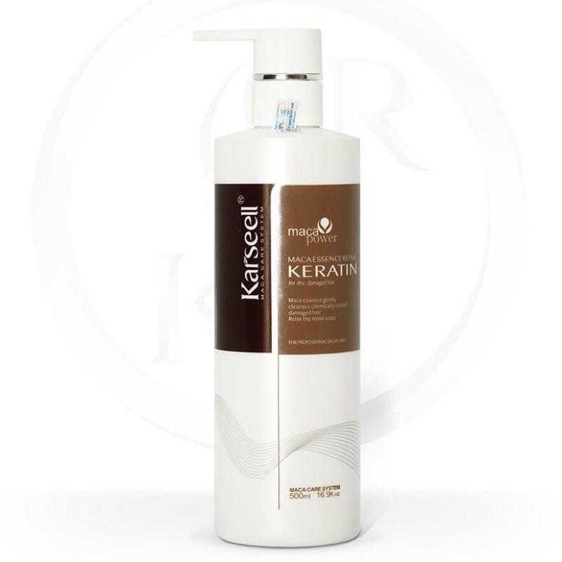 [+Tặng mũ trùm] Keratin Karseell phục hồi tóc thần tốc 500ml