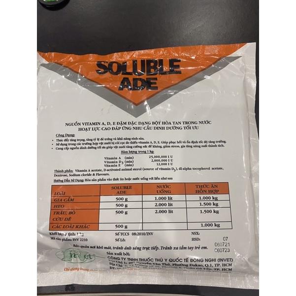 SOLUBLE ADE INVET Tăng trọng nhanh và tăng khả năng sinh sản 1kg