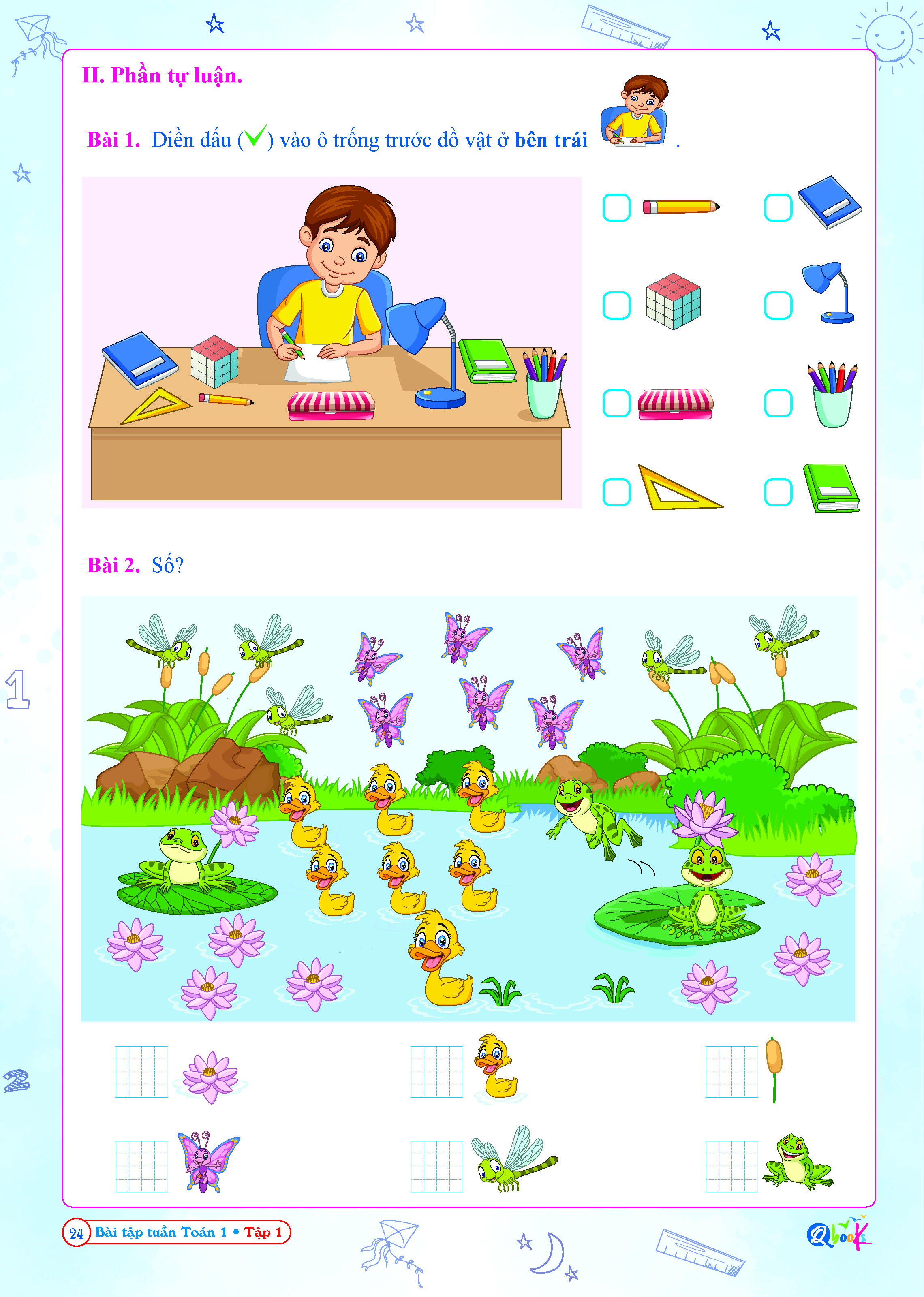 Combo Bài Tập Tuần Toán, Tiếng Việt Lớp 1 - Cánh Diều