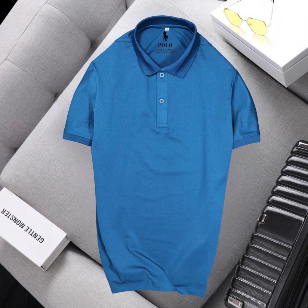 ÁO THUN NAM CÁ SẤU POLO TRƠN ĐẸP Y HÌNH