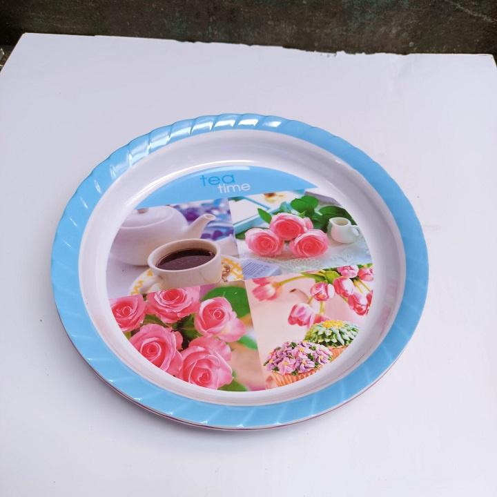 KHAY TRÒN NHỰA PHÍP ĐỰNG HOA QUẢ BÊ ĐỒ CAO CẤP