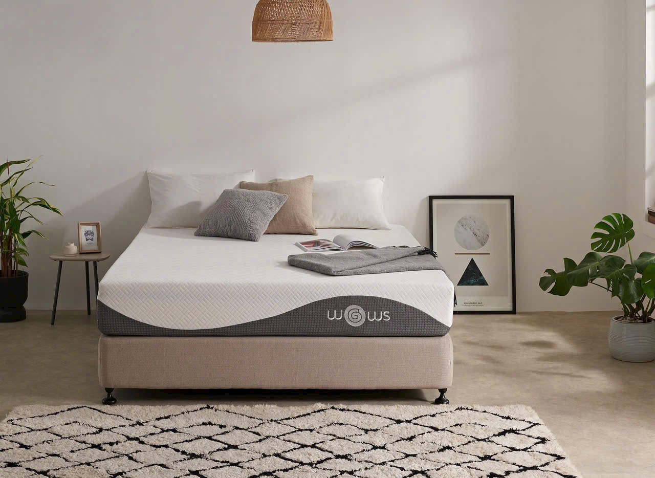 Nệm foam cao cấp WOWS Layla hút chân không hộp gọn tiện lợi [Giao hàng toàn quốc