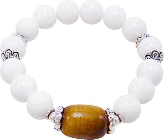 Vòng Tay Phong Thủy Đá Ốc Charm Lu Thống V00125