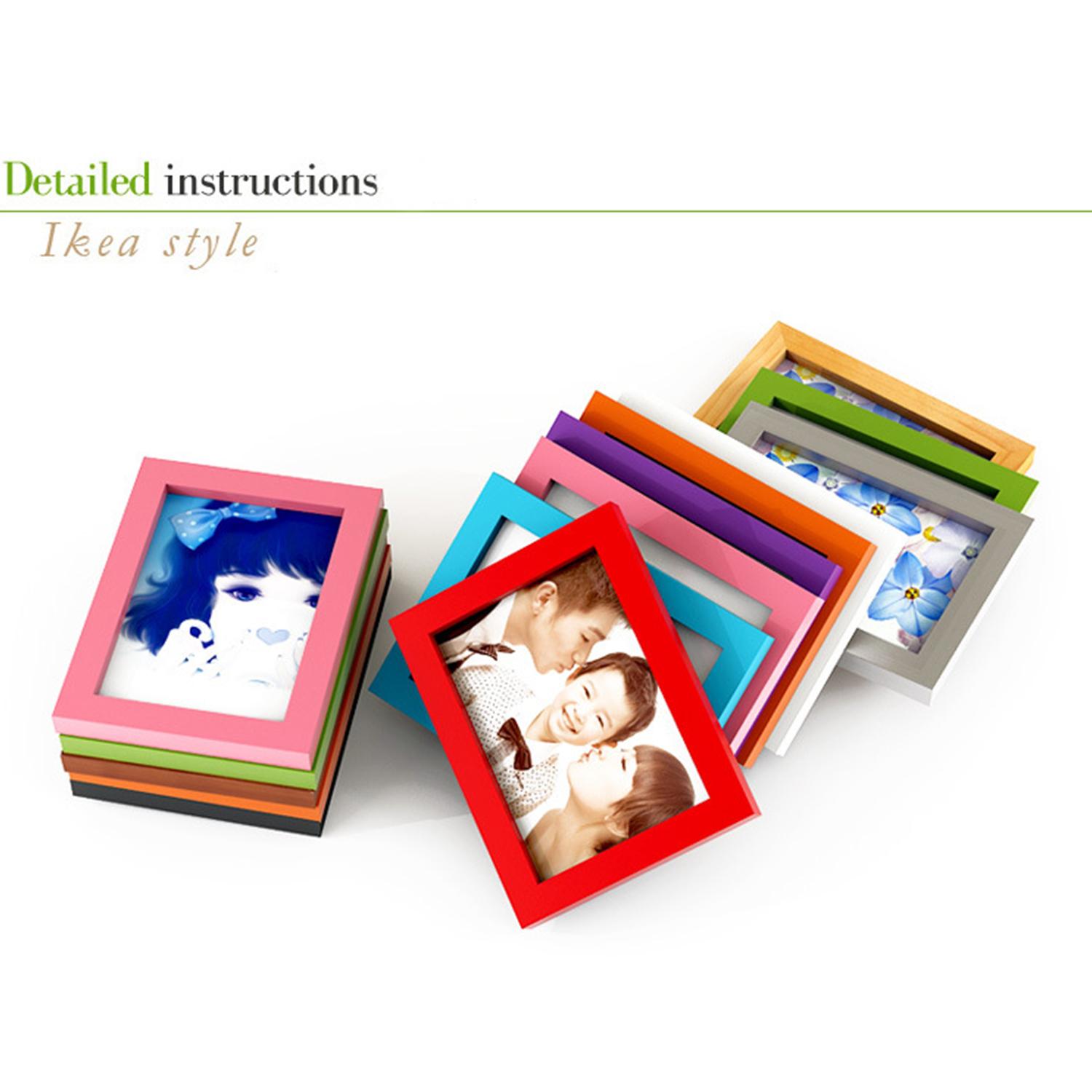 Khung ảnh gỗ sinh thái tự nhiên 8 inch để treo tường và mặt bàn