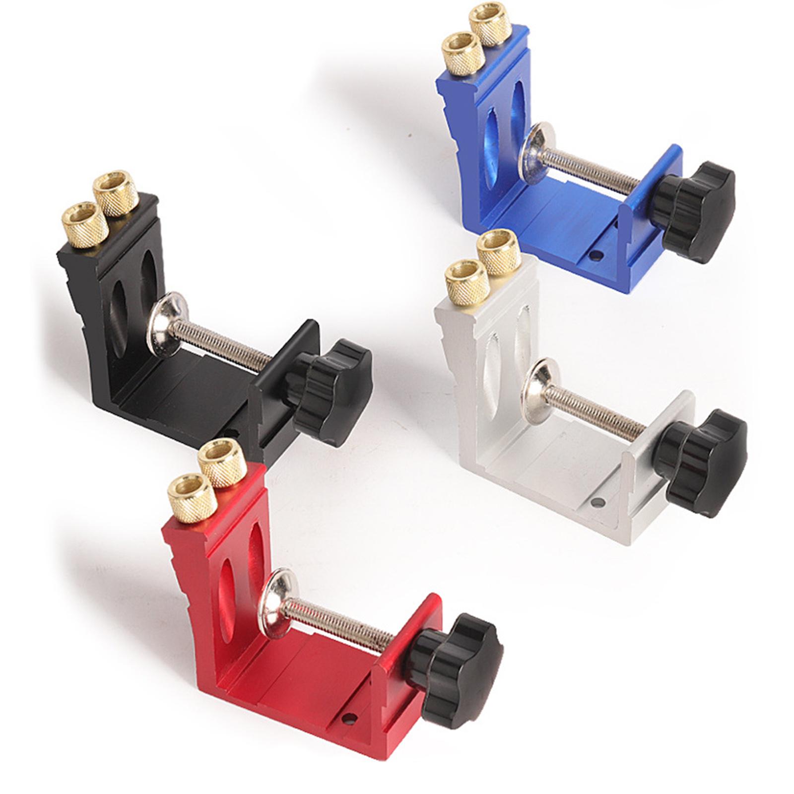 Portable Woodworking Oblique Hole Locator Tools Hole Jig Kit Drill Guide Set DIY Hole Digging Hole Opener Drill Locator Drill Bits Carpentry Tools
