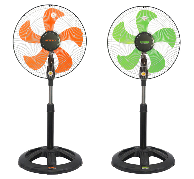Combo 2 Quạt lửng thân sắt mạ Crom SenKo LTS106A sải cánh 40cm 47W - Hàng Chính Hãng