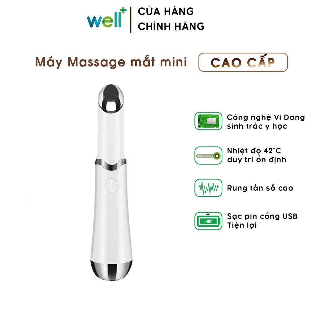 Máy Massage Mắt Mini Cao Cấp, Máy Mát Xa Mắt Làm Giảm Nếp Nhăn Quầng Thâm, Bọng Mắt Thế Hệ Mới