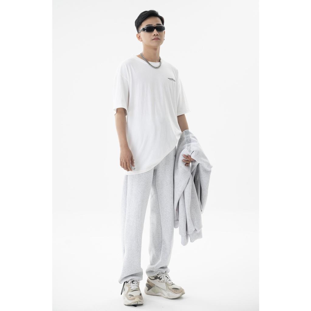 Áo thun in logo UnUnMeoMeo - Unisex - Vải Thun Cotton 100% - From Rộng Tay Lỡ - Ủn Ủn Meo Meo