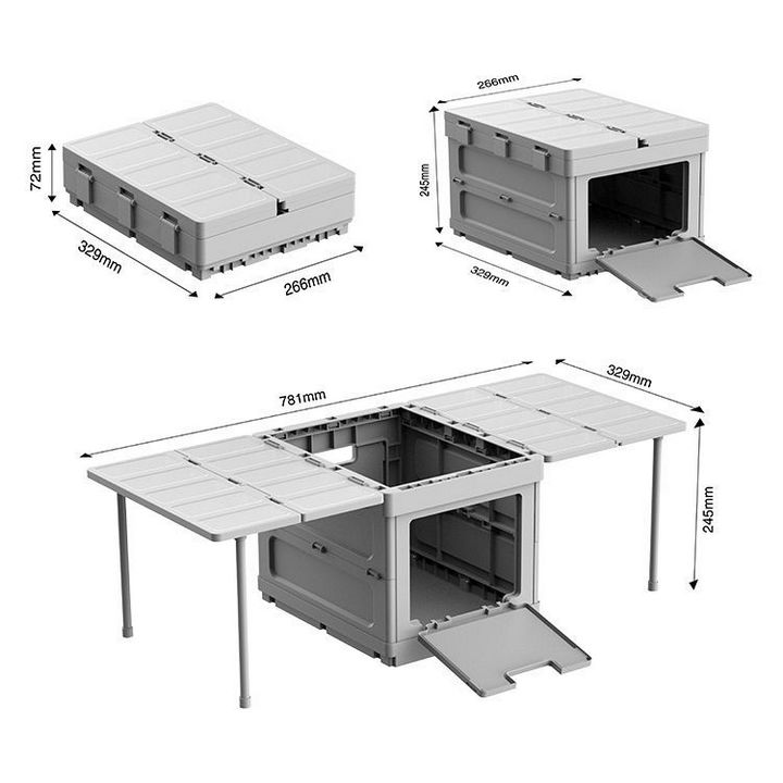 Thùng Đựng Đồ Gấp Gọn Đa Chức Năng Folding Camping Storage Box - Home and Garden