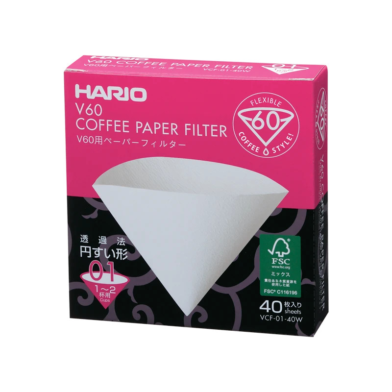 Túi Giấy Lọc Cà Phê Hario V60 Coffee Paper Filter Loại 1 Ly (pha 1-2 tách cà phê)