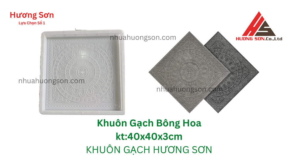 Khuôn gạch hoa cúc