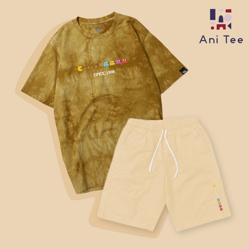 Combo Áo Thun Cotton + Short Kaki Professional Pacman Game