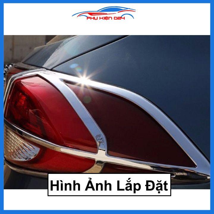 Ốp viền đèn pha hậu mạ crom Tucson 2016-2017-2018-2019-2020-2021 chống trầy trang trí bảo vệ xe