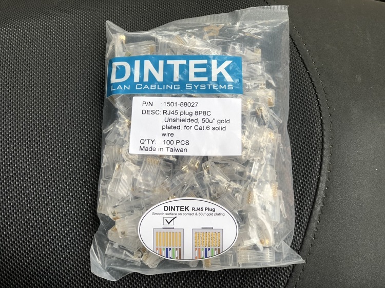 Hạt mạng Cat5 Dintek PN: 1501-88052 hàng NHẬP KHẨU