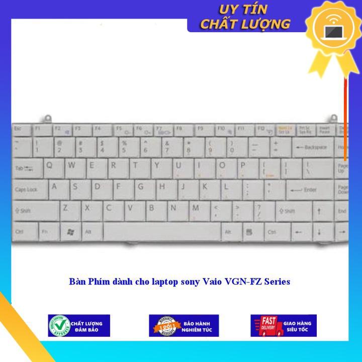 Bàn Phím dùng cho laptop sony Vaio VGN-FZ Series- MÀU TRẮNG - Hàng Nhập Khẩu New Seal