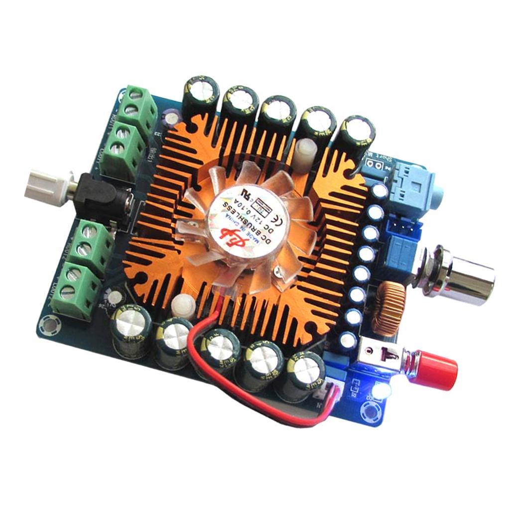 Digital Amplifier Board HiFi 4 Channel Stereo Audio Amplifier Digital Power Amp Board 50Wx4 for DIY Sound System