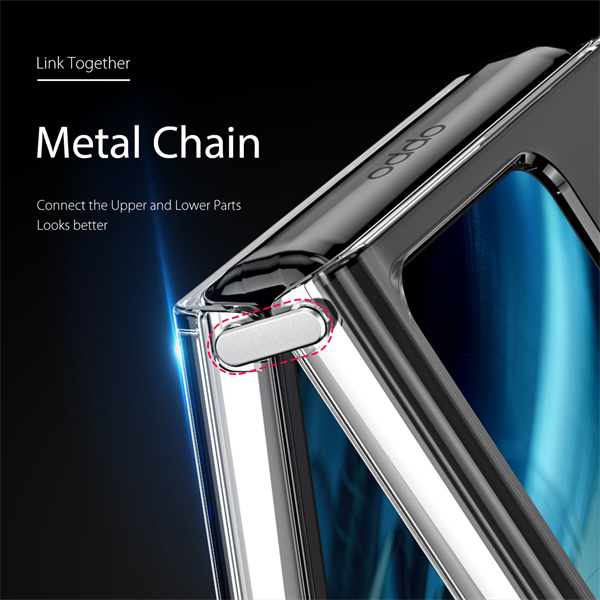 Ốp lưng trong dành cho OPPO Find N2 Flip DUX DUCIS Clin Series Clear - Hàng Chính Hãng