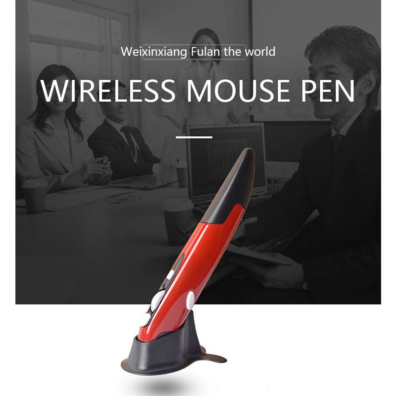 UTHAI Mới Không Dây + Chuột Không Dây 2.4G Bút Cá Tính Sáng Tạo Dọc Hình Bút Stylus Pin Chuột Phù Hợp Cho Máy Tính Và chuột Laptop