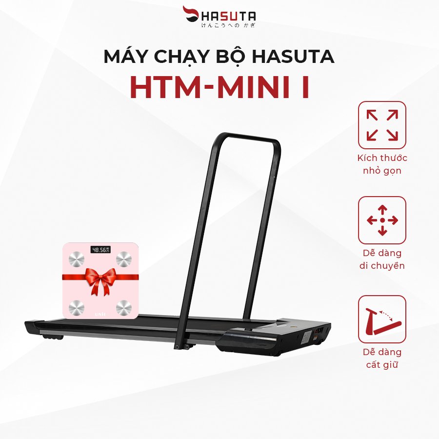 Máy chạy bộ mini Hasuta HTM MINI-01-chính hãng