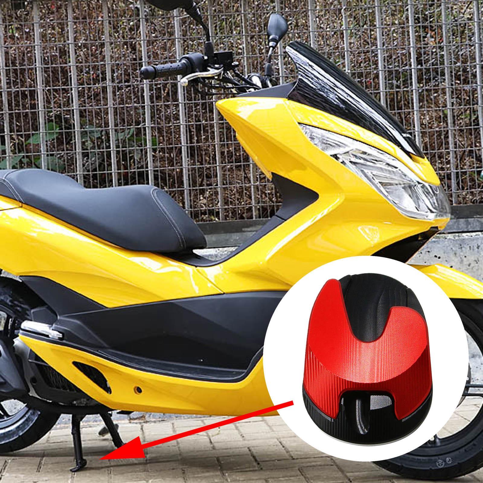 Motorcycle Kickstand Plate Extension Pad Side for  Pcx160 2020-21 Red