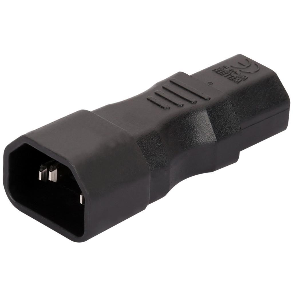 IEC 320 C14 Male to C13 Plug Female Power Plug Converter Power Adapter