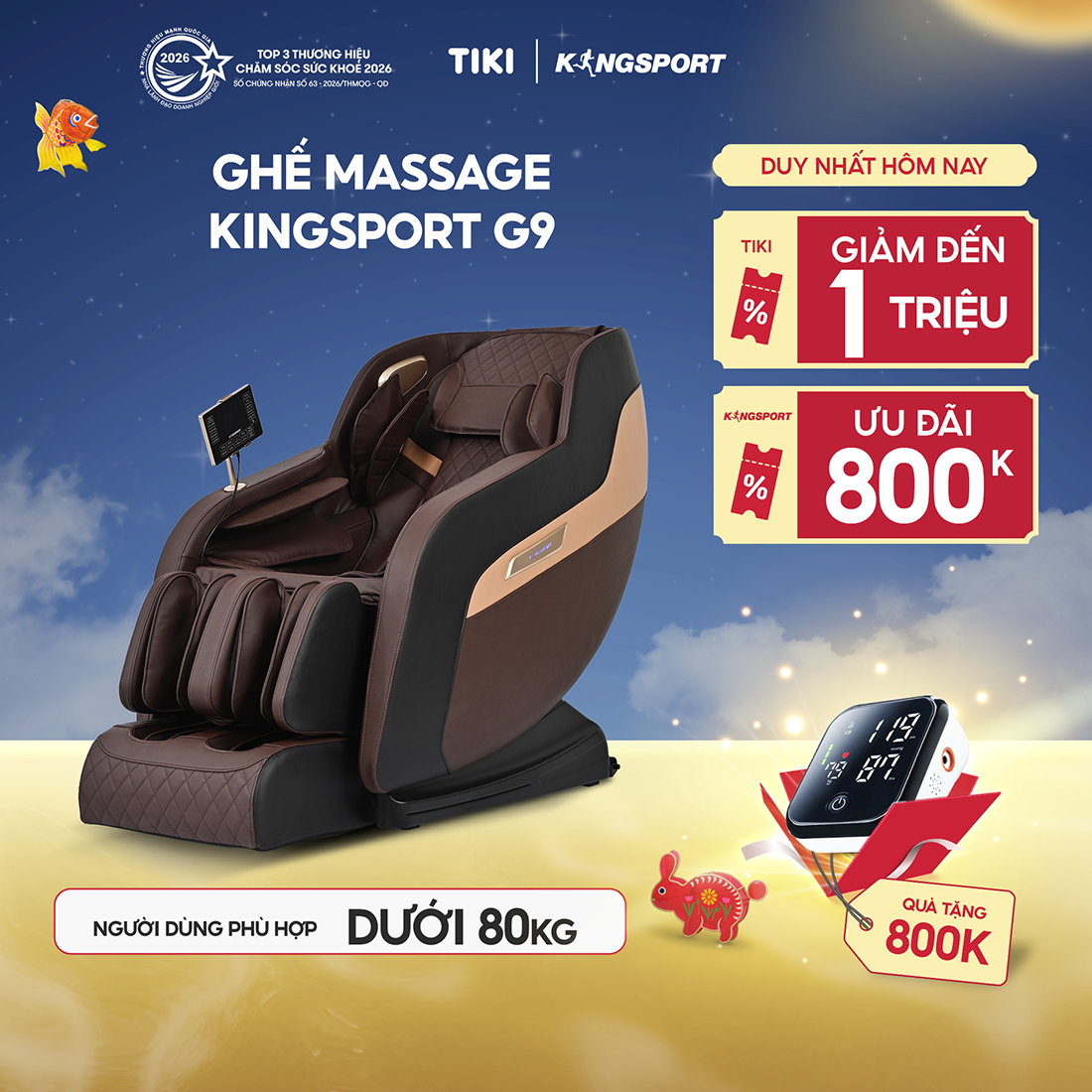 [Miễn phí lắp đặt] Ghế Massage KINGSPORT Standard G9 Công Nghệ Làm Ấm Warmtech, Điều Khiển Bằng Giọng Nói