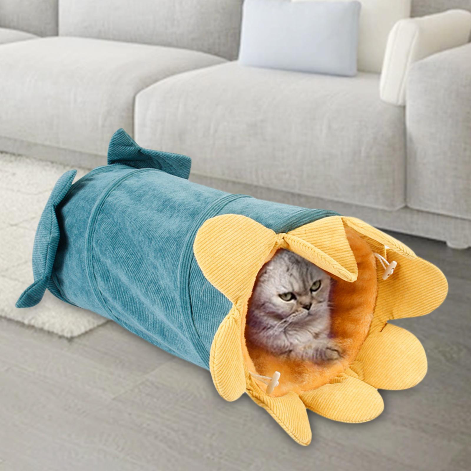 Pet Cat Hamster Tunnel Toys Tube Tent Guinea Pig Hedgehog Mice Rat