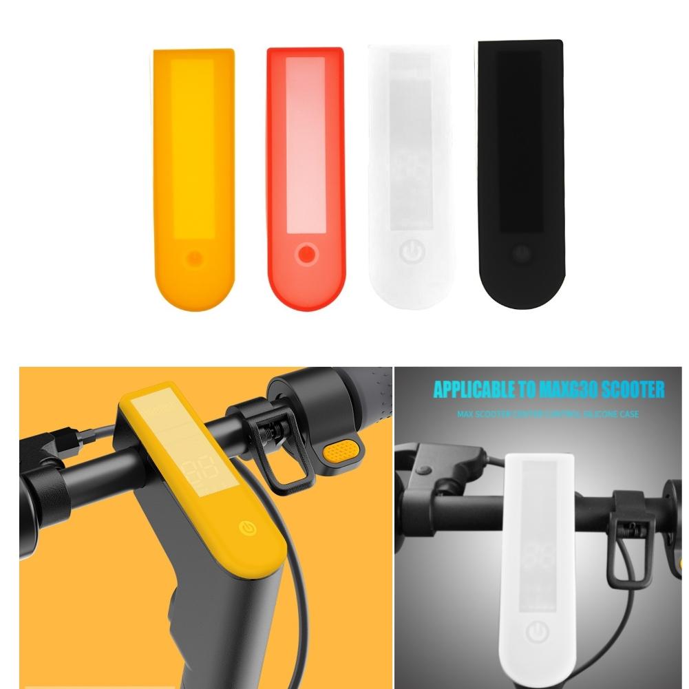 Bảng điều khiển Hiển thị vỏ silicone cho NineBot Max G30 Bảo vệ chống thấm nước Bảo vệ Trò bảo vệ Màn hình Hiển thị Phụ kiện xe tay ga Color: Black