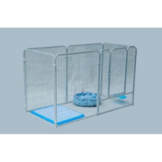 Chuồng vây sắt sơn tĩnh điện dành cho thú cưng. Kích thướt 80 x 80 cm. Dễ lắp ráp, tiện di chuyển.