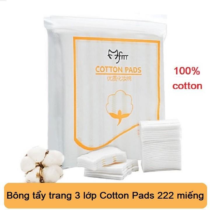 Bông tẩy trang 3 lớp Cotton Pads