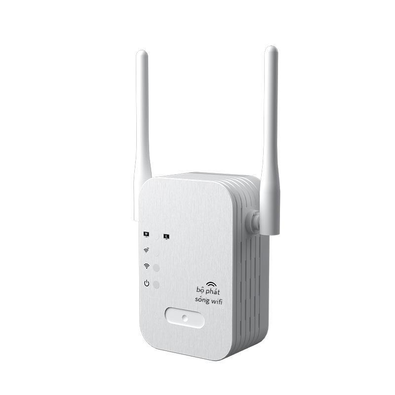 Ưu đãi đặc biệt bộ khuếch đại tín hiệu wifi không dây lặp lại mới qua bộ định tuyến tường ăng ten kép và 4 ăng ten