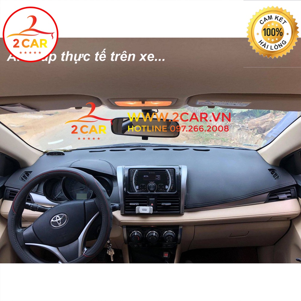 Thảm taplo da carbon xe Hyundai Accent 2018- 2022, chống nóng tốt, chống trơn trượt, vừa khít theo xe, vân cacbon cao cấp