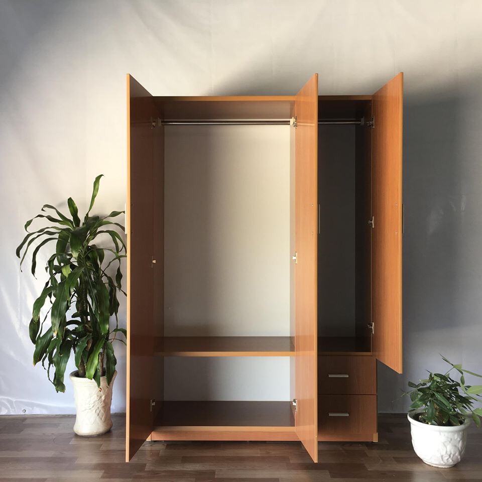 Tủ áo 3 cánh Wardrobe Reality (1m2 x 1m8 x 48 cm)