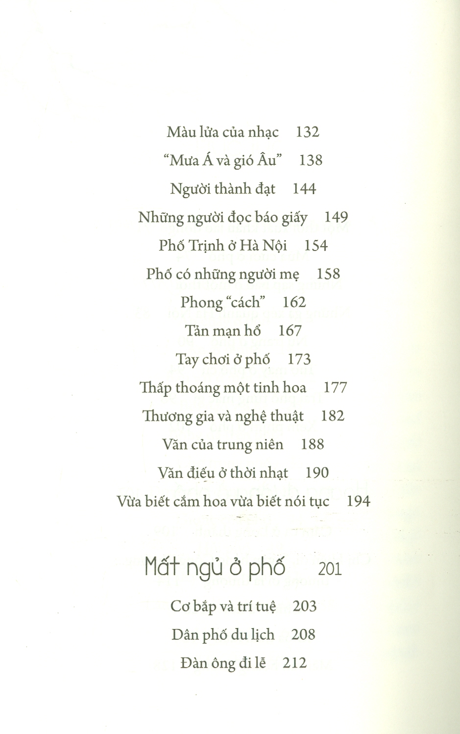 GIỌNG CỦA PHỐ