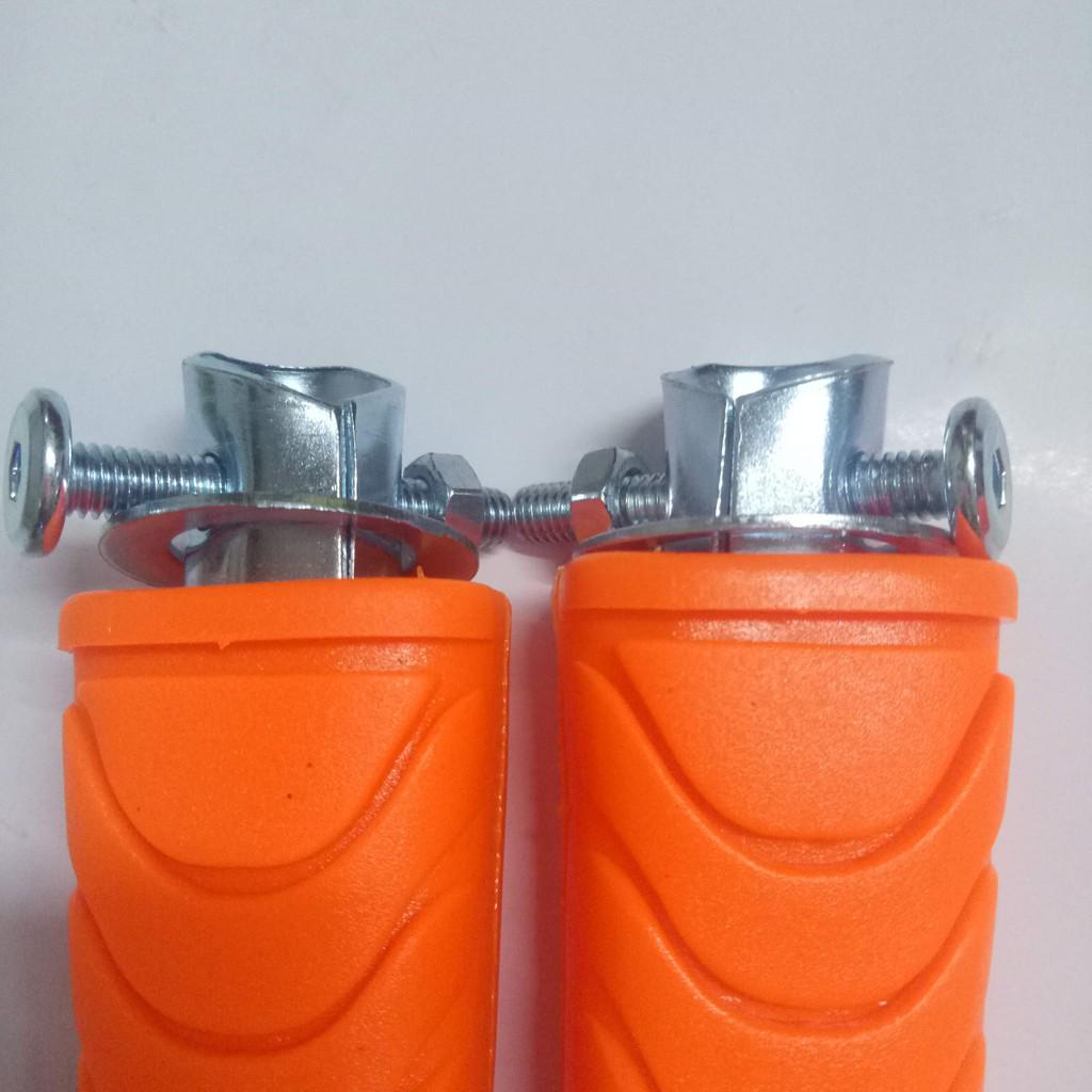 Bộ gác chân màu trước và sau màu cam kiểu Wave S bền đẹp